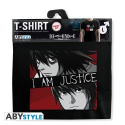 T-shirt - Death Note - I am Justice - S Unisexe 