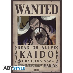 Poster - Flat - One Piece - Wanted - Kaido