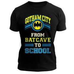 T-shirt - Batman - Batcave to school - M Unisexe 