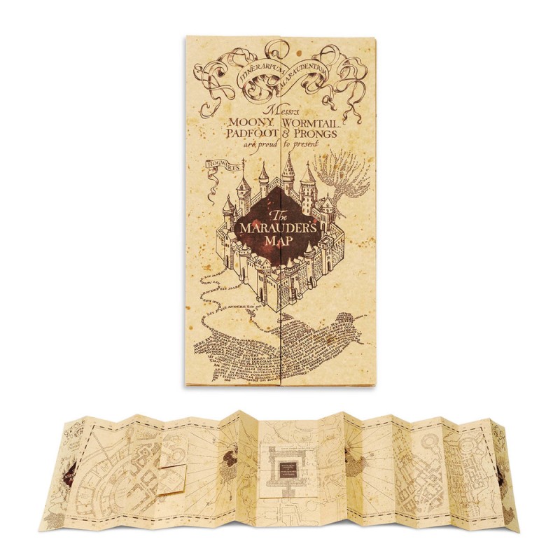 Carnet et Petite Carte du Maraudeur Harry Potter - Boutique Harry Potter