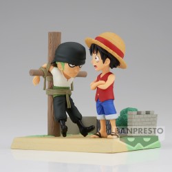 Static Figure - WCF - One Piece - Luffy & Zoro - Log Stories