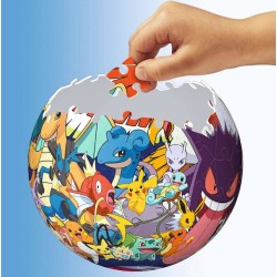 Puzzle - 3D - Pokemon - Ball - Pikachu