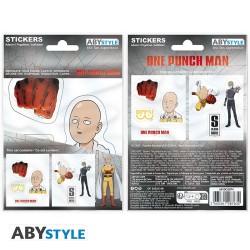 Autocollant - Stickers - One Punch Man - Saitama et Icônes