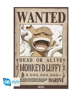 Poster - Gerollt und mit Folie versehen - One Piece - Monkey D. Luffy