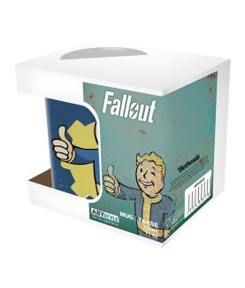 Becher - Subli - Fallout - Vault Boy Blau