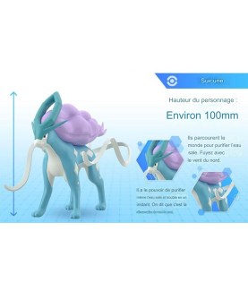 Maquette - Pokepla - Pokemon - Suicune