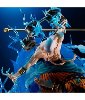 Figurine Statique - Touche Métallique - One Piece - Eneru - Sixty million volt lightning dragon - Extra Battle - Premium Figure