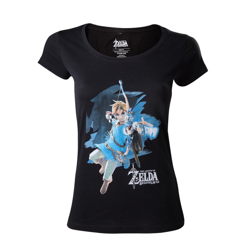 T shirt Zelda Link with Bow S Femme