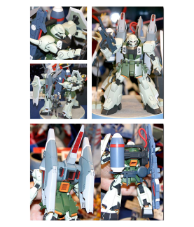 Maquette - Reborn 100 - Gundam - Zaku Warrior + Blaze & Gunner