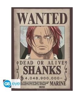 Poster - Pack de 2 - One Piece - Wanted Shanks & Teach