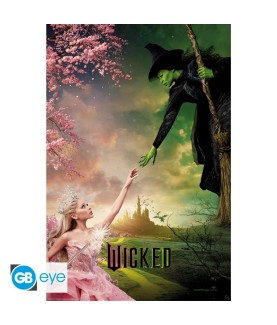 Poster - Roulé et filmé - Wicked - Elphaba & Grinda