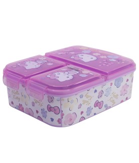 Lunch-Box - Mehrere Fächer - Hello Kitty - Kitty White