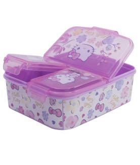 Lunch-Box - Mehrere Fächer - Hello Kitty - Kitty White