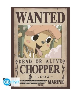 Poster - Set of 2 - One Piece - Wanted Chopper & Usopp