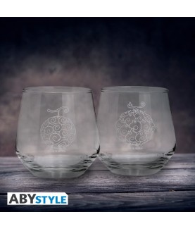 Glass - Set of 2 - One Piece - Devil Fruit