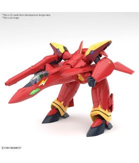 Maquette - High Grade - Macross - Fire Valkyrie Gundam with sound Booster - VF-19 custom