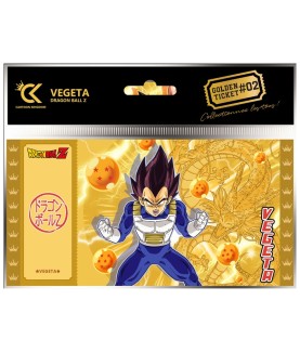 Ticket de collection - Golden Tickets Black Edition - Dragon Ball - Vegeta