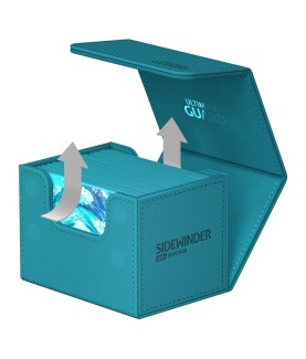 Kartenbox - SideWinder 100+ - XenoSkin Monocolor - Petrolblau