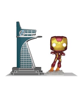 POP - Town - Iron Man - 35 - Avengers Tower - Glow Special Edition