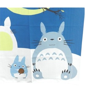 Curtains - My Neighbor Totoro - Winter sky