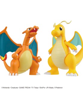 Maquette - Pokepla - Pokemon - Dracaufeu & Dracolosse