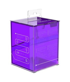 Boîte pour cartes - Boulder 100+ - Amethyst Transparent