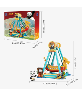 Construction kit - Kung-Fu Panda - Pirate ship ride