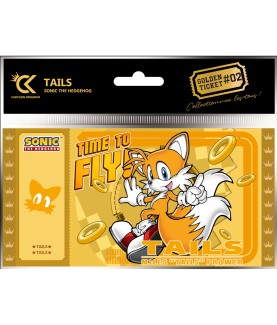 Ticket de collection - Golden Tickets Black Edition - Sonic the Hedgehog - Tails