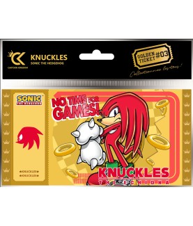 Sammlerticket - Golden Tickets Black Edition - Sonic the Hedgehog - Knuckles the Echidna