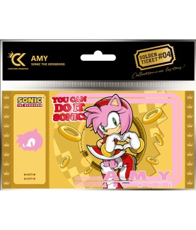 Sammlerticket - Golden Tickets Black Edition - Sonic the Hedgehog - Amy Rose