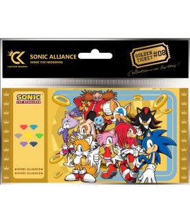 Collector Ticket - Golden Tickets Black Edition - Sonic the Hedgehog - Sonic Alliance