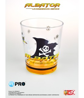Glas - Die Abenteuer des fantastischen Weltraumpiraten Captain Harlock - Harlock-Flagge